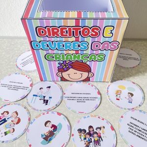 Caixa lúdica Direito e deveres das crianças