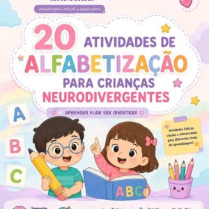 20 Atividades de alfabetização para crianças neurodivergentes