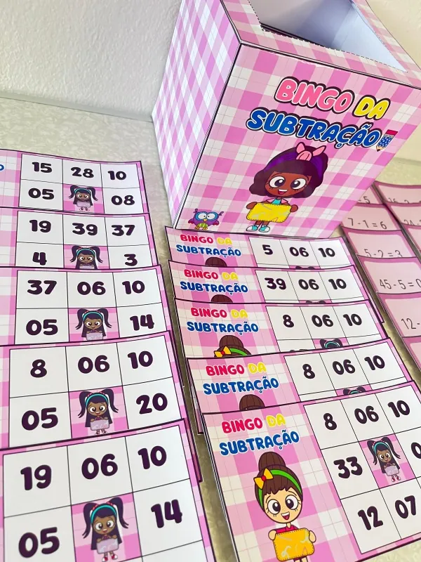 Bingo da Subtração - Imagem 2